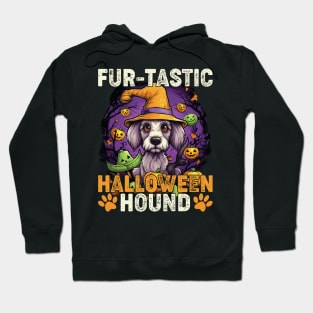 Fur-tastic Halloween Hound Dog Witch Costume Hoodie